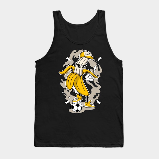 BANANA STREET SOCCER Tank Top by beanbeardy